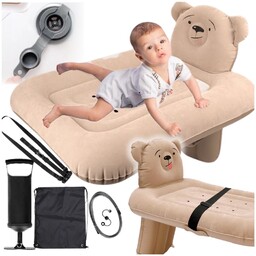 Łóżeczko turystyczne dmuchane materac do samolotu pociągu auta