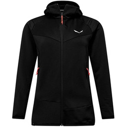 SALEWA Puez Altavia Polarlite bluza z kapturem, czarna,