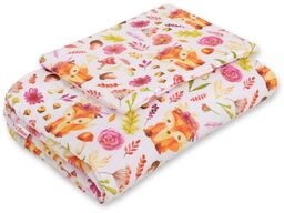 Komplet pościeli dla niemowląt z wypełnieniem 2-cz 75x100cm