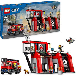 LEGO City Remiza strażacka z wozem strażackim, Zestaw