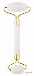 Lash Brow - Biały jadeitowy roller / masażer
