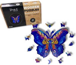 Puzzle Drewniane dla dzieci i dorosłych Motyl 2
