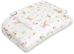 Komplet pościeli dla niemowląt z wypełnieniem 2-cz 75x100cm