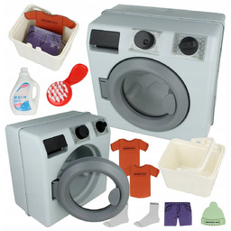 PRALKA dla dzieci AGD AUTOMATYCZNA ZABAWKA OTWIERANE DRZWI