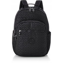 Kipling Seoul Plecak Czarny 27L przegroda na laptopa