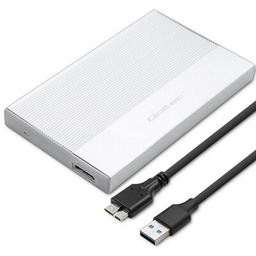 Obudowa/kieszeń Qoltec na dysk SSD HDD 2.5" SATA