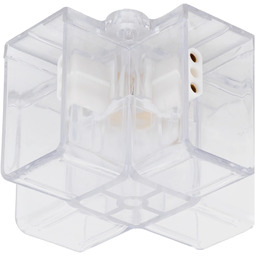 Łącznik krzyżowy transparentny metalowo-plastikowy IP44 40cm z serii