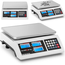 Waga sklepowa handlowa licząca LCD RS232 15000 g