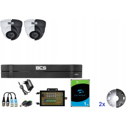 Zestaw Do Monitoringu 2 Kamery Analog BCS-EA45VR4 Dom