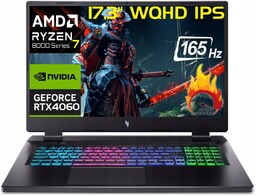 Acer Nitro 17 R7 8845HS 17,3' 165Hz Wqhd