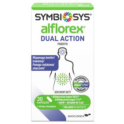 Symbiosys Alflorex Dual Action Probiotyk, 30 kaps.