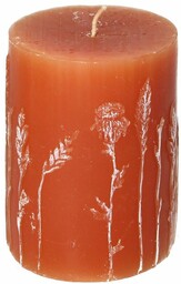 Świeca Giulia 9cm orange, 7 x 9 cm