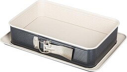 Zenker Prostokątna forma sprężynowa Creme Noir, stal nierdzewna,