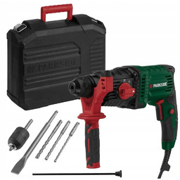 Młotowiertarka Parkside Sds Plus 800 W+Walizka+Wiertła Sds