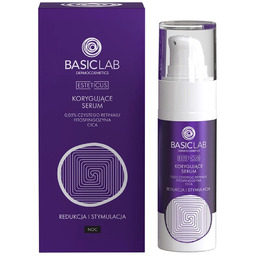 BasicLab Redukcja i Stymulacja Korygujące serum z 0,05%