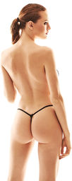 Anais Pollie Open Thong Black