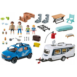 Playmobil 71423 Samochód Z Przyczepą Kempingową