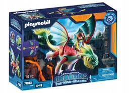 Playmobil Dragons 71083 Jak wytresować smoka Smok Feathers