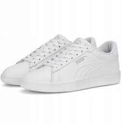 Buty młodzieżowe trampki sportowe Puma Smash 39203102 białe