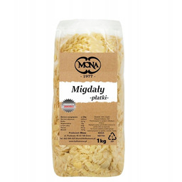 Płatki migdałowe, migdał 1kg MONA