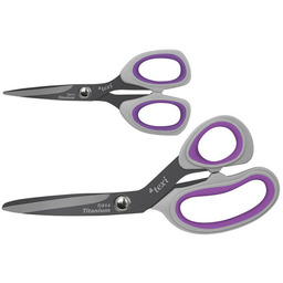 TEXI TITANIUM TiDuo850 Nożyce krawieckie z tytanowanymi ostrzami