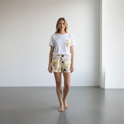 Pakamera Piżama Unisex bawełniana w koty