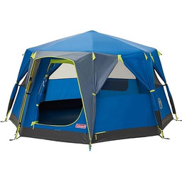 Coleman Uniseks Octago 2000035194 Namiot, Niebieski, 3-osobowy