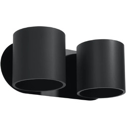 Kinkiet ORBIS 2 czarny SL.0660 - Sollux
