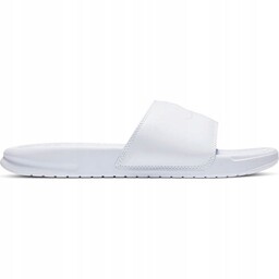 Klapki Damskie Nike Benassi Jdi Całe Białe 343881