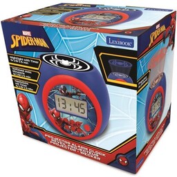 LEXIBOOK Zabawka budzik z projektorem Spider-Man RL977SP