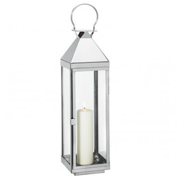 Cilio VILLA Lampion 70 cm Srebrny