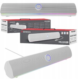 Soundbar Genesis Helium 312BT 2.0 Listwa Bluetooth Biały