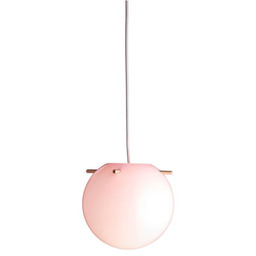 FRANDSEN - Koi Lampa Wisząca Ø25 Opal Rose/Brass