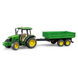 Bruder Farmer 2108 Traktor John Deere z przyczepąz