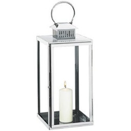Cilio TORRE Lampion 53 cm Srebrny