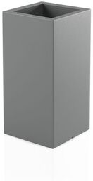 Kwadratowa donica Tower Pot 70 cm szara
