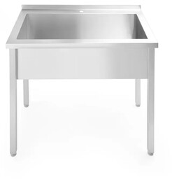 HENDI Basen nierdzewny 1-komorowy Budget Line, 100x60x85 cm