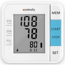 CONTROLY Ciśnieniomierz kieszonkowy W02 Biało-niebieski Zyskaj
