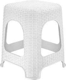 Taboret kuchenny Habol 45 x 37 cm, biały
