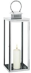 Cilio TORRE Lampion 63 cm Srebrny