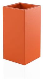 Kwadratowa donica Tower Pot 70 cm pomarańczowa