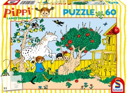 Schmidt Spiele 56446 Pippi długie pończochy, najsilniejsza dziewczyna