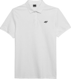 4F Polo Koszula męska M130 White M