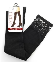 Zazu L23 Zakolanówki z diamencikami - kryształkami Marilyn