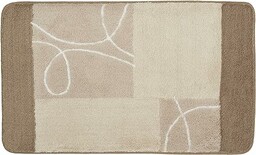 Kleine Wolke dywanik łazienkowy Curly jasnoszary 60 x