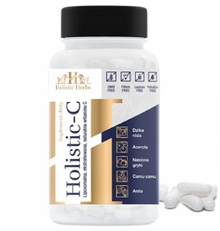 HOLISTIC WITAMINA C 60kaps NATURALNA LIPOSOMALNA KWAS L-ASKORBINOWY
