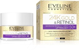 Eveline Gold & Ceramidy 50+, liftingujący krem