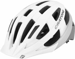 Kask rowerowy CRATONI unisex-dla dorosłych, biały matowy, 56-60