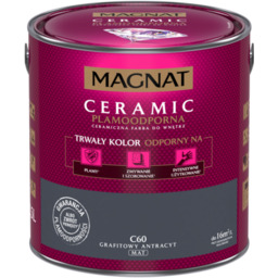 Farba ceramiczna grafitowy antracyt C60 2,5 l Magnat