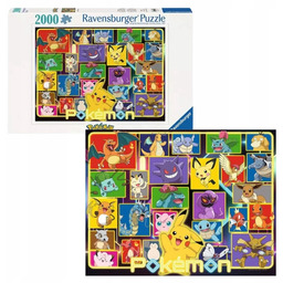Ravensburger Puzzle Pokemon Pokemony Układanka XXL 2000 Elementów